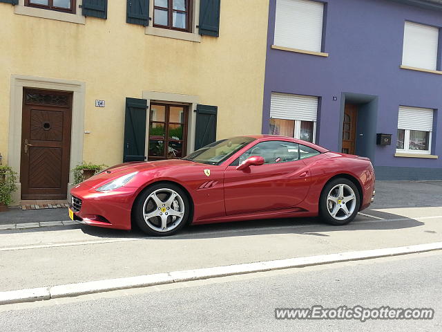 Ferrari California spotted in Luxembourg, Luxembourg
