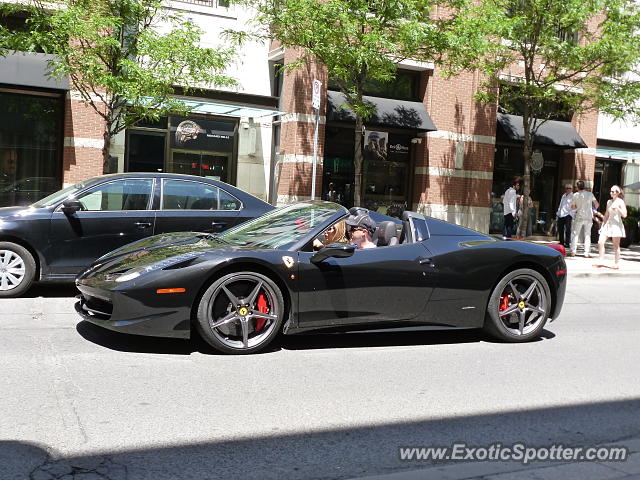 Ferrari 458 Italia spotted in Toronto, Canada