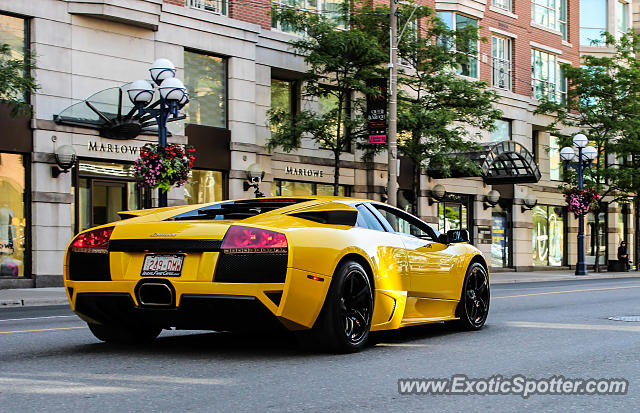 Lamborghini Murcielago spotted in Toronto, Canada