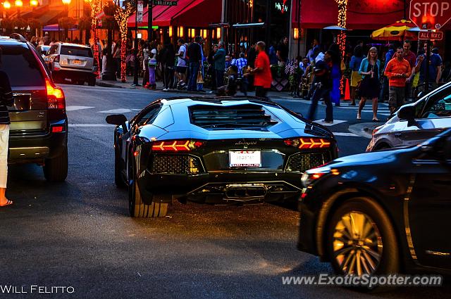 Lamborghini Aventador spotted in Chicago, Illinois