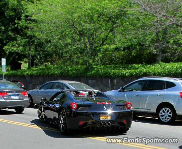 Ferrari 458 Italia spotted in Greenwich, Connecticut