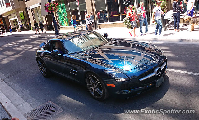 Mercedes SLS AMG spotted in Toronto, Ontario, Canada