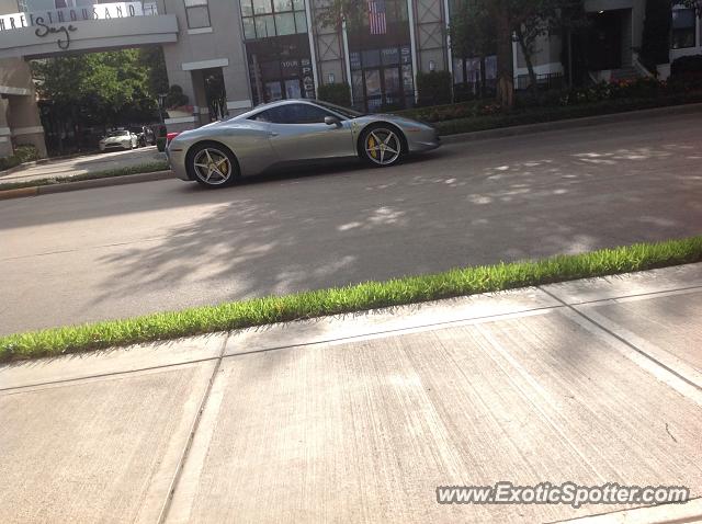 Ferrari 458 Italia spotted in Houston, Texas