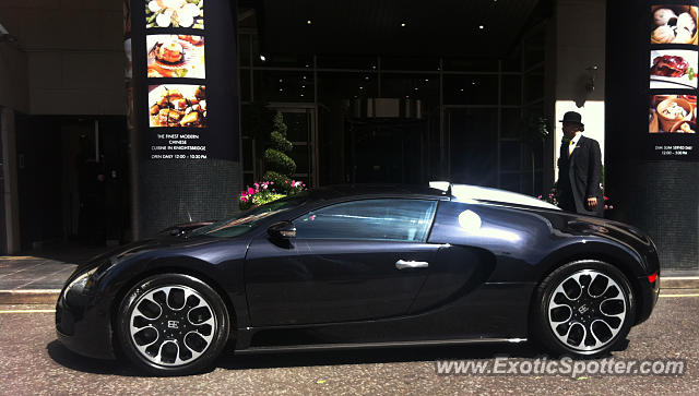 Bugatti Veyron spotted in London, United Kingdom