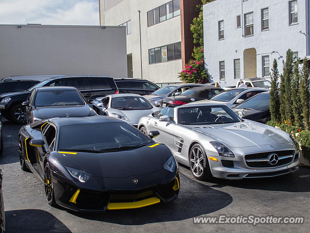 Lamborghini Aventador spotted in Beverly Hills, California