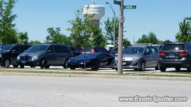 Lamborghini Aventador spotted in Windsor, Canada