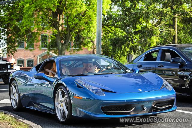 Ferrari 458 Italia spotted in Greenwich, Connecticut