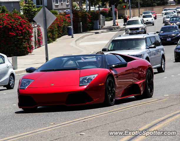 Lamborghini Murcielago spotted in Newport Beach, California