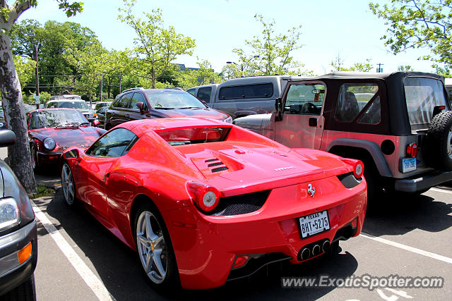 Ferrari 458 Italia spotted in Greenwich, Connecticut