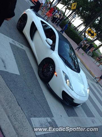 Mclaren MP4-12C spotted in Miami, Florida