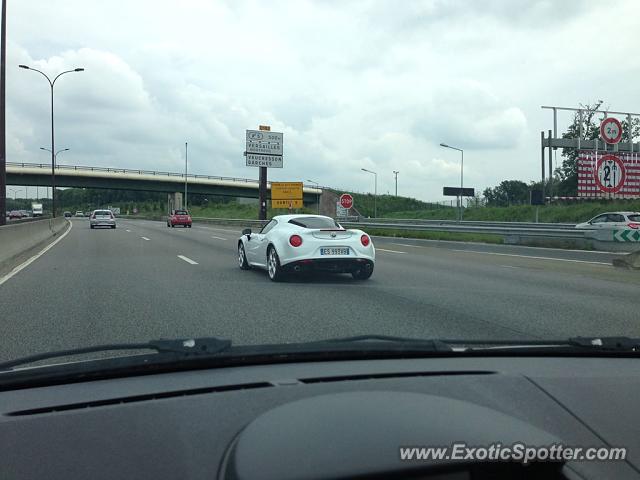 Alfa Romeo 4C spotted in Paris, France