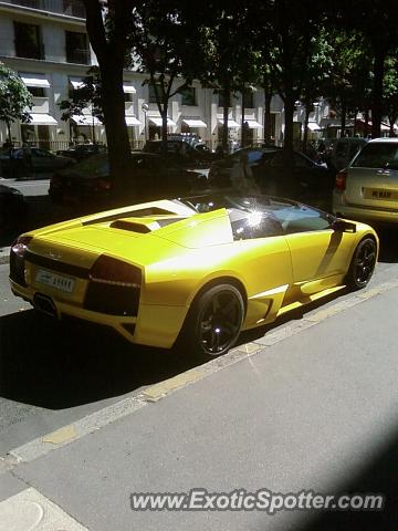 Lamborghini Murcielago spotted in Paris, France