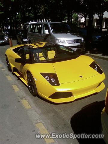 Lamborghini Murcielago spotted in Paris, France