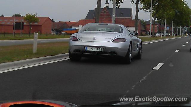 Mercedes SLS AMG spotted in Hasselt, Belgium