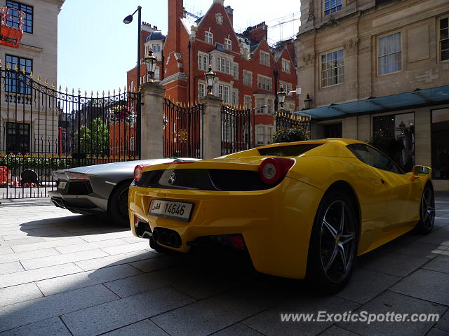 Lamborghini Aventador spotted in London, United Kingdom