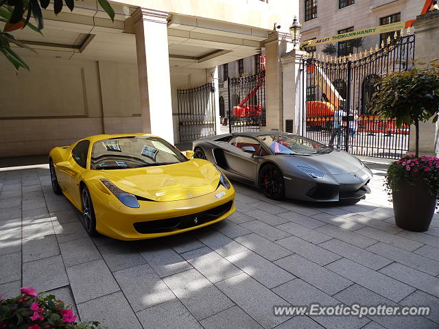 Lamborghini Aventador spotted in London, United Kingdom