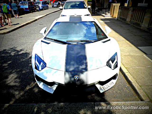 Lamborghini Aventador spotted in London, United Kingdom