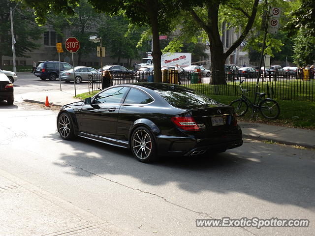 Mercedes C63 AMG Black Series spotted in Toronto, Canada