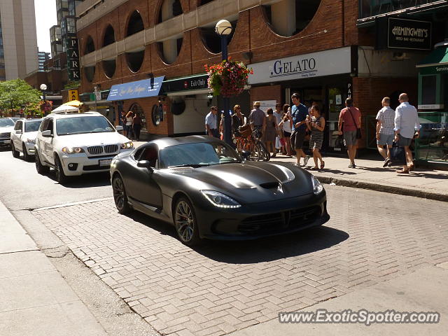 Dodge Viper spotted in Toronto, Canada