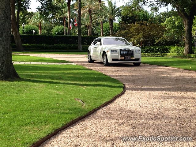 Rolls Royce Ghost spotted in Houston, Texas