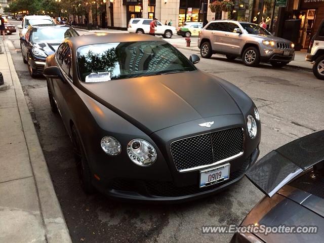 Bentley Continental spotted in Chicago, Illinois