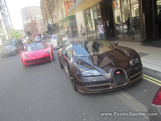 Bugatti Veyron spotted in London, United Kingdom