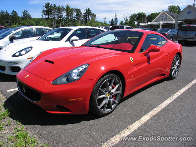 Ferrari California spotted in Skytop, Pennsylvania