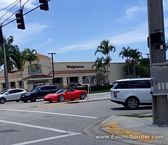 Ferrari 458 Italia spotted in Boca Raton, Florida