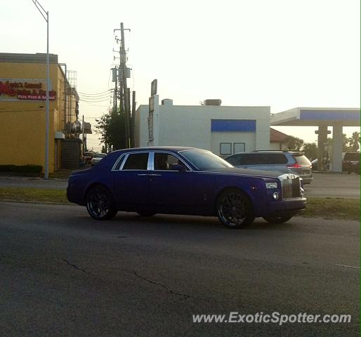 Rolls Royce Phantom spotted in Galveston, Texas
