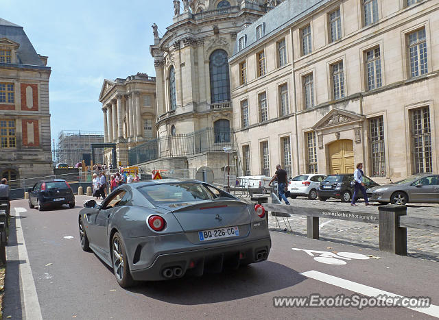 Ferrari 599GTO spotted in Versailles, France