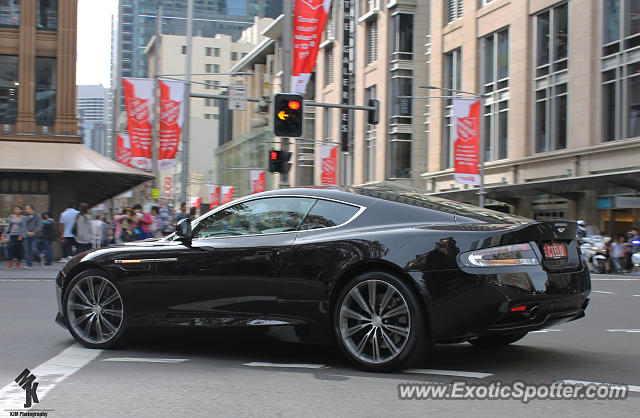 Aston Martin DB9 spotted in Sydney, Australia