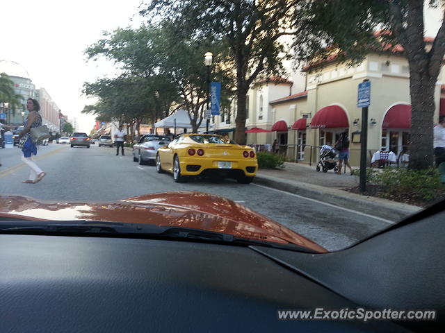 Ferrari 360 Modena spotted in Palm Beach, Florida