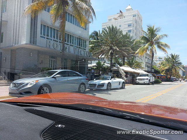 Audi R8 spotted in Miami, Florida