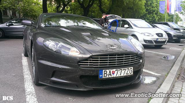 Aston Martin DBS spotted in Bratislava, Slovakia