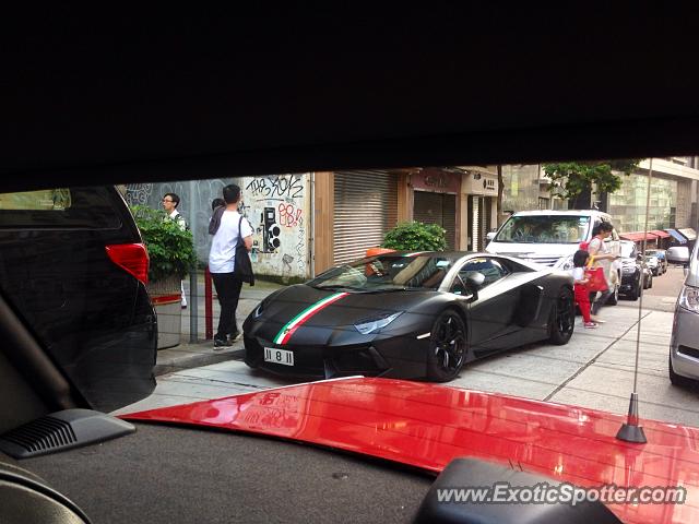 Lamborghini Aventador spotted in Hong Kong, China