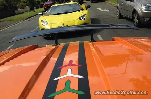 Lamborghini Gallardo spotted in Douglas, United Kingdom