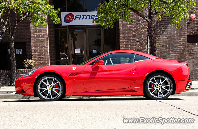 Ferrari California spotted in La Jolla, California