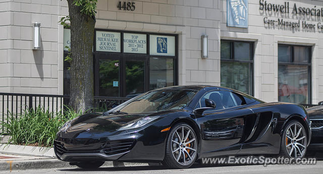 Mclaren MP4-12C spotted in Shorewood, Wisconsin