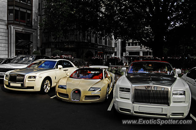 Bugatti Veyron spotted in London, United Kingdom