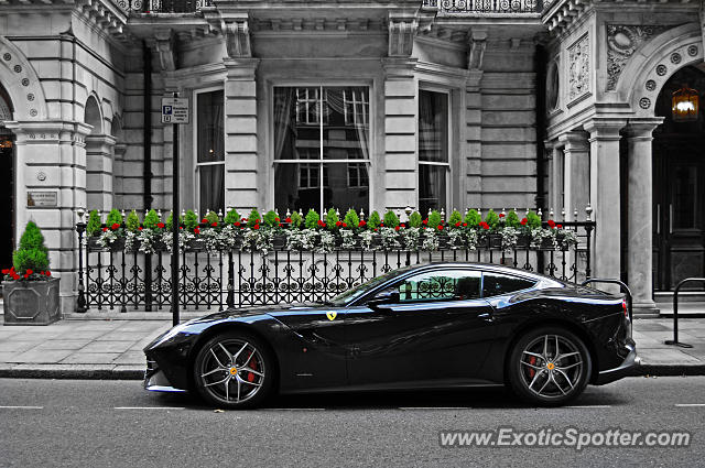 Ferrari F12 spotted in London, United Kingdom