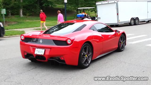 Ferrari 458 Italia spotted in Cincinnati, Ohio