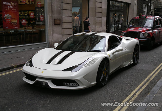 Ferrari 458 Italia spotted in London, United Kingdom