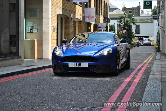 Aston Martin Vanquish spotted in London, United Kingdom