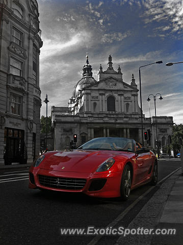 Ferrari 599GTO spotted in London, United Kingdom