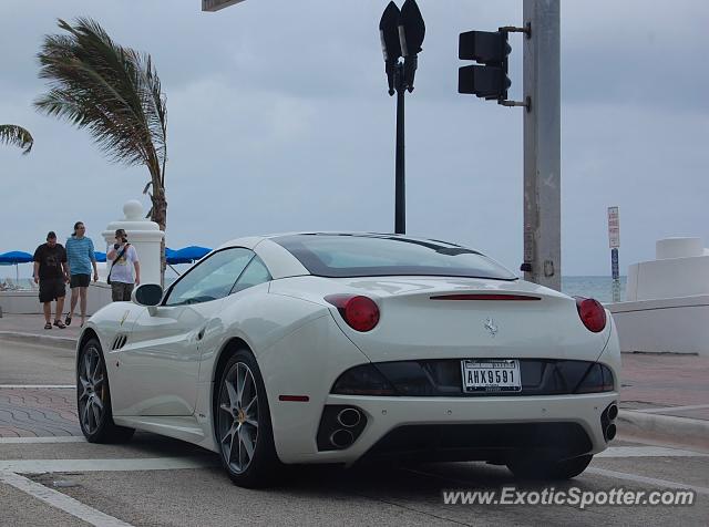 Ferrari California spotted in Fort Lauderdale, Florida