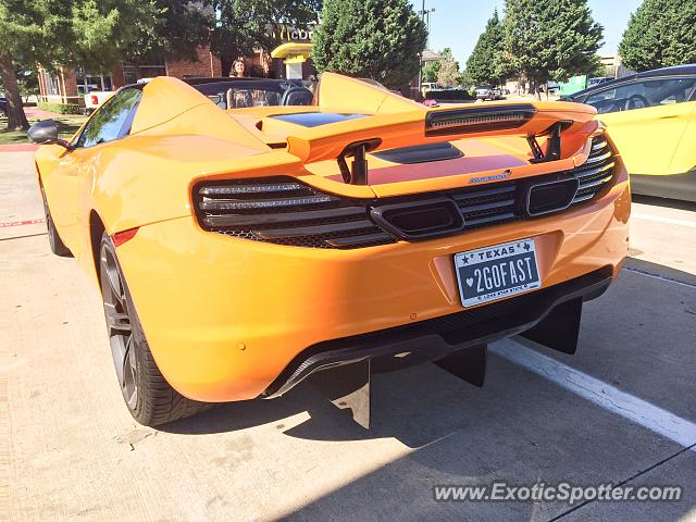 Mclaren MP4-12C spotted in Dallas, Texas