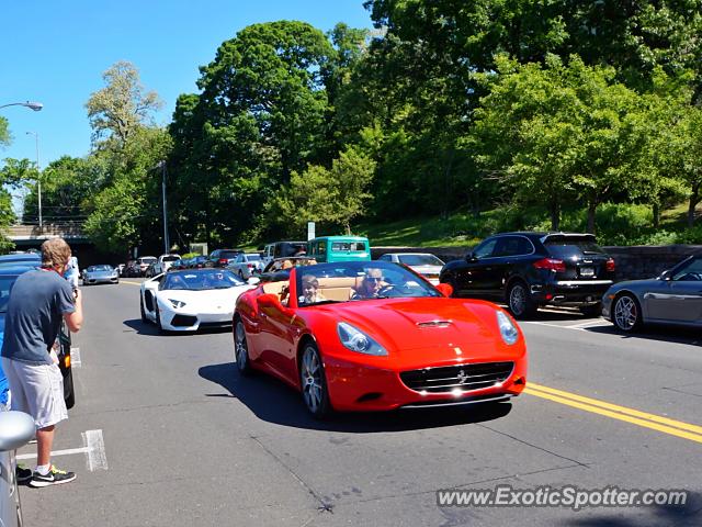 Ferrari California spotted in Greenwich, Connecticut