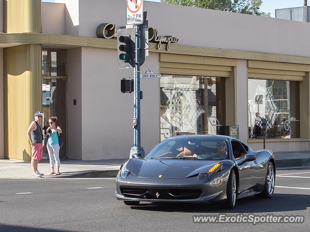 Ferrari 458 Italia spotted in Beverly Hills, California