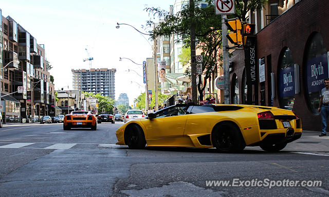 Lamborghini Murcielago spotted in Toronto, Canada