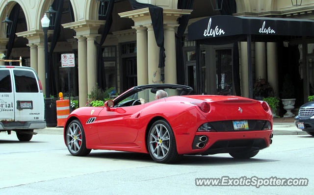 Ferrari California spotted in Columbus, Ohio